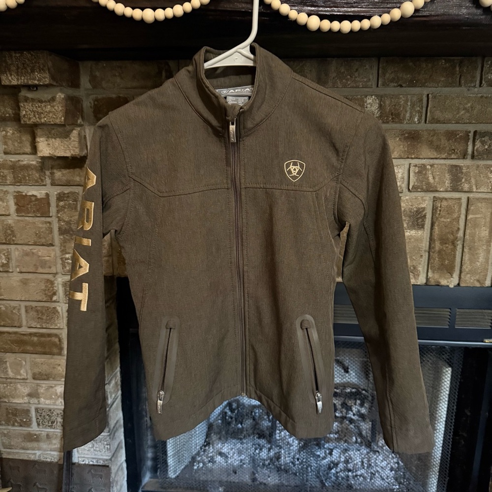 Ariat Olive Green Jacket with Logo